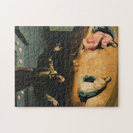 Sint-Francis van Assisi, het wonder van de Rozen Legpuzzel (Horizontaal)