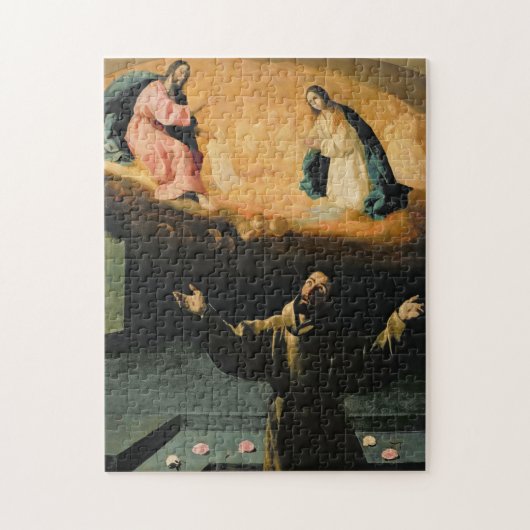 Sint-Francis van Assisi, het wonder van de Rozen Legpuzzel (Verticaal)