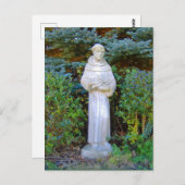 Sint-Francis van Assisi in de Yard. Briefkaart (Voorkant / Achterkant)