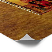 Sint-Francis van Assisi Medieval Iconography Poster (Hoek)