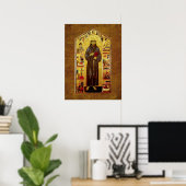 Sint-Francis van Assisi Medieval Iconography Poster (Thuiskantoor)