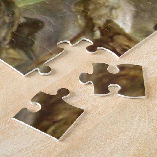 Sint-Francis van Assisi Preaching voor de Dieren Legpuzzel (Zijkant)