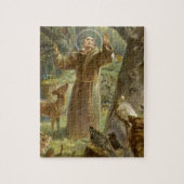 Sint-Francis van Assisi Preaching voor de Dieren Legpuzzel (Verticaal)