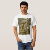 Sint-Francis van Assisi Preaching voor de Dieren T-shirt (Voorkant volledig)