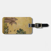 Sint-Francis van Assisi predikt de vogels Bagagelabel (Voorkant horizontaal)