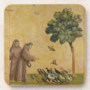 Sint-Francis van Assisi predikt de vogels Drankjes Onderzetter