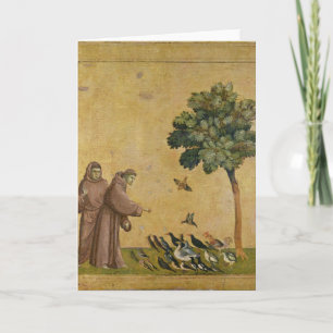 Sint-Francis van Assisi predikt de vogels Kaart