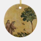 Sint-Francis van Assisi predikt de vogels Keramisch Ornament (Voorkant)