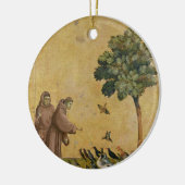 Sint-Francis van Assisi predikt de vogels Keramisch Ornament (Links)