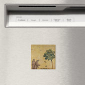 Sint-Francis van Assisi predikt de vogels Magneet (Insitu (Vaatwasser))