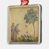 Sint-Francis van Assisi predikt de vogels Metalen Ornament (Links)
