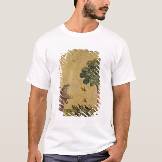 Sint-Francis van Assisi predikt de vogels T-shirt (Voorkant)