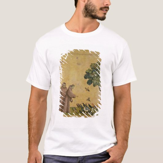 Sint-Francis van Assisi predikt de vogels T-shirt (Voorkant)