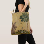 Sint-Francis van Assisi predikt de vogels Tote Bag (Dichtbij)