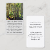 Sint-Francis van Assisi Sympathie Kaart gebed Visitekaartje (Voorkant / Achterkant)