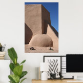 Sint-Francis van de Assisi-kerk in kleur! Poster (Thuiskantoor)