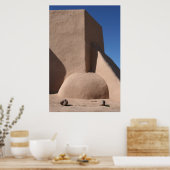 Sint-Francis van de Assisi-kerk in kleur! Poster (Keuken)