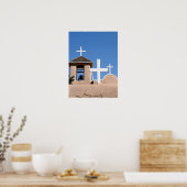 Sint-Francis van de kerk van Assisi kruist Poster (Keuken)