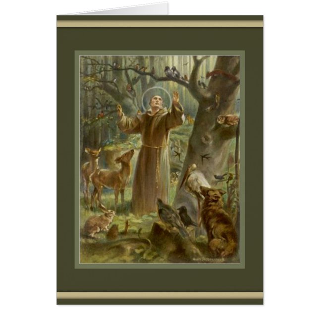 Sint-Francis van het gebed van Assisi (Voorkant)