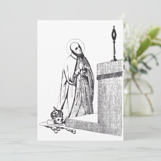 Sint-Franciscus Borgia Hertog van Gandía Kaart (Staand voorkant)