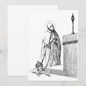 Sint-Franciscus Borgia Hertog van Gandía Kaart (Voorkant / Achterkant)