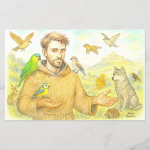 Sint Franciscus - de preek voor de vogels en diere Flyer