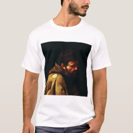 Sint Franciscus door Caravaggio Barok Meesterwerk T-shirt