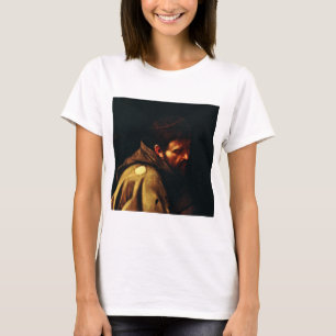 Sint Franciscus door Caravaggio Barok Meesterwerk T-shirt