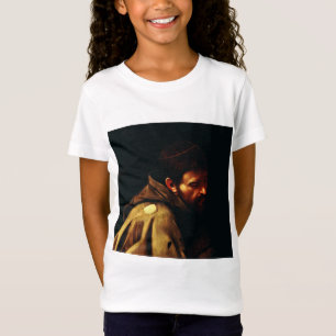 Sint Franciscus door Caravaggio Barok Meesterwerk T-shirt