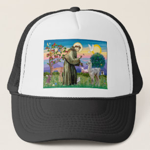Sint Franciscus en Lama Baby Trucker Pet