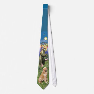 Sint Franciscus - Golden Retriever Stropdas