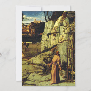 Sint Franciscus in de woestijn door Giovanni Belli Kaart