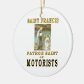 SINT FRANCISCUS KERAMISCH ORNAMENT (Links)