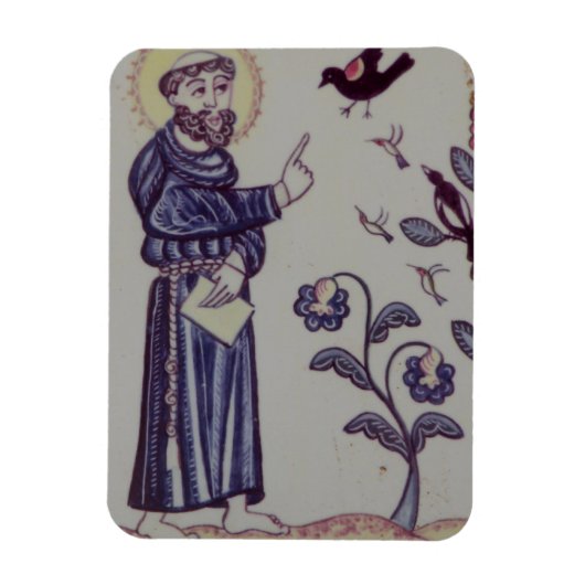 Sint Franciscus praat met de vogel Magneet (Verticaal)