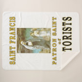 SINT FRANCISCUS SHERPA DEKEN (Voorkant (horizontaal))