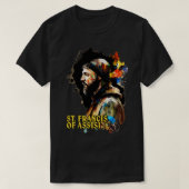 Sint Franciscus van Assisi 1 T-shirt (Design voorkant)