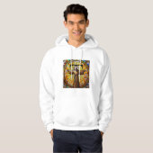 Sint Franciscus van Assisi als Franciscaan Tau 3 Hoodie (Voorkant volledig)
