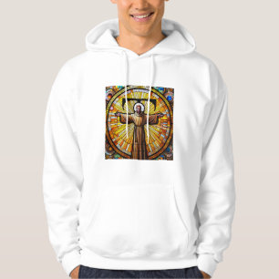 Sint Franciscus van Assisi als Franciscaan Tau 3 Hoodie