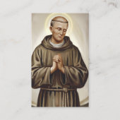 Sint Franciscus van Assisi Begrafenis Sympathie Ge Visitekaartje (Voorkant)