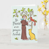 Sint Franciscus van Assisi, Beschermheilige van Di Kaart (Gele Bloem)