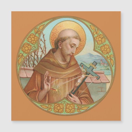 Sint Franciscus van Assisi (BK02) Magnetisch Wensk (Voorkant)