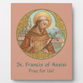 Sint Franciscus van Assisi (BK 002) 8"x10" Fotoplaat (Voorkant)