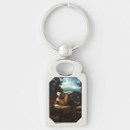 Sint-Franciscus van Assisi Boodschapper van Vrede Sleutelhanger (Voorkant)