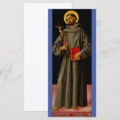 Sint Franciscus van Assisi door Antoniazzo Romano (Voorkant / Achterkant)