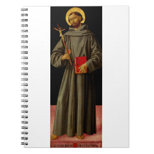 Sint Franciscus van Assisi door Antoniazzo Romano Notitieboek