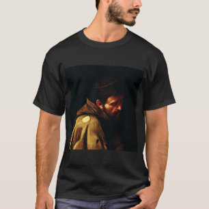 Sint Franciscus van Assisi door Caravaggio Barokke T-shirt