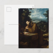 Sint Franciscus van Assisi door Cigoli Feestdagenkaart (Voorkant / Achterkant)