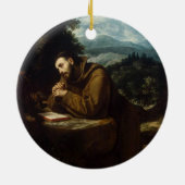 Sint Franciscus van Assisi door Cigoli Keramisch Ornament (Achterkant)
