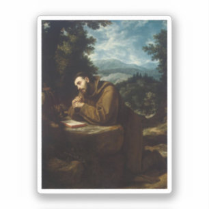 Sint Franciscus van Assisi door Cigoli Sticker