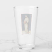 Sint Franciscus van Assisi door Rafaël Renaissance Glas (Achterkant)